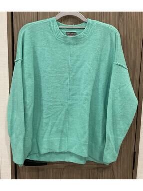 Vince Camuto Womens Long Sleeve Mint Green Sweater Size S